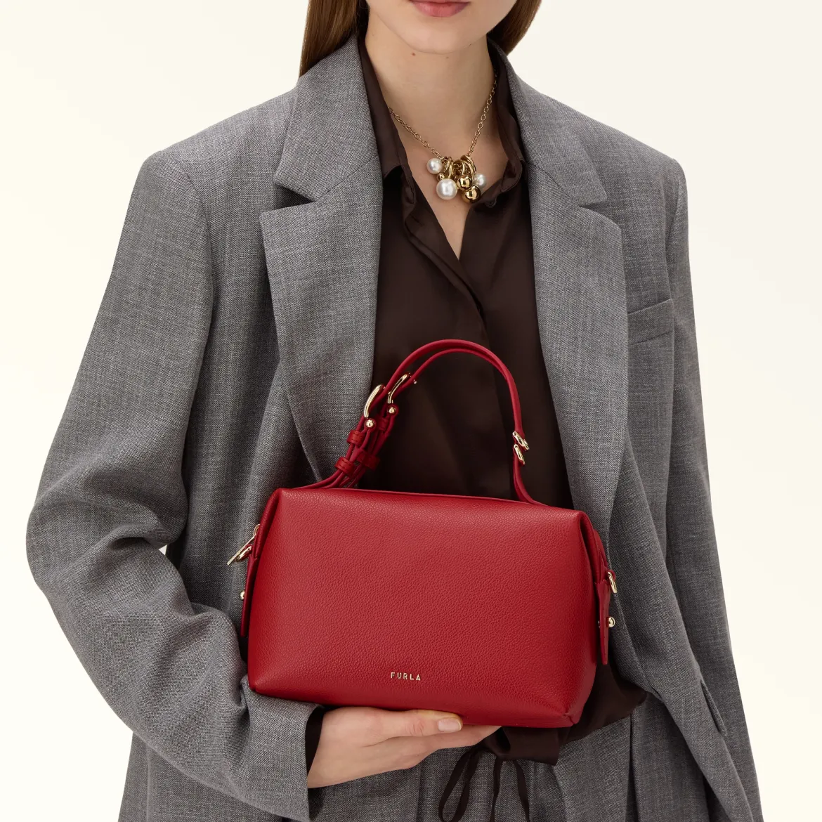 Furla Double Borsa Boston