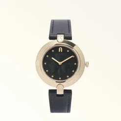 Furla Logo Links Orologio Con Cassa Tonda